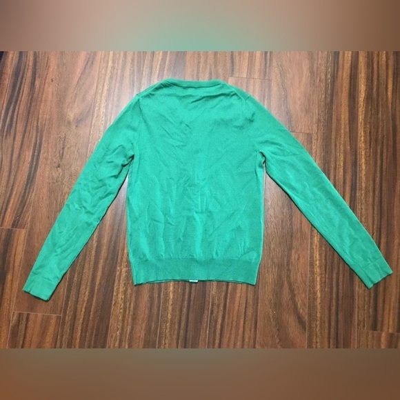 Banana Republic women’s extra small cardigan, merino wool, brilliant jade green - Picture 2 of 10